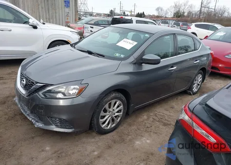 2019 Nissan Sentra Sv z USA, uszkodzony, nr VIN 3N1AB7AP3KL611782